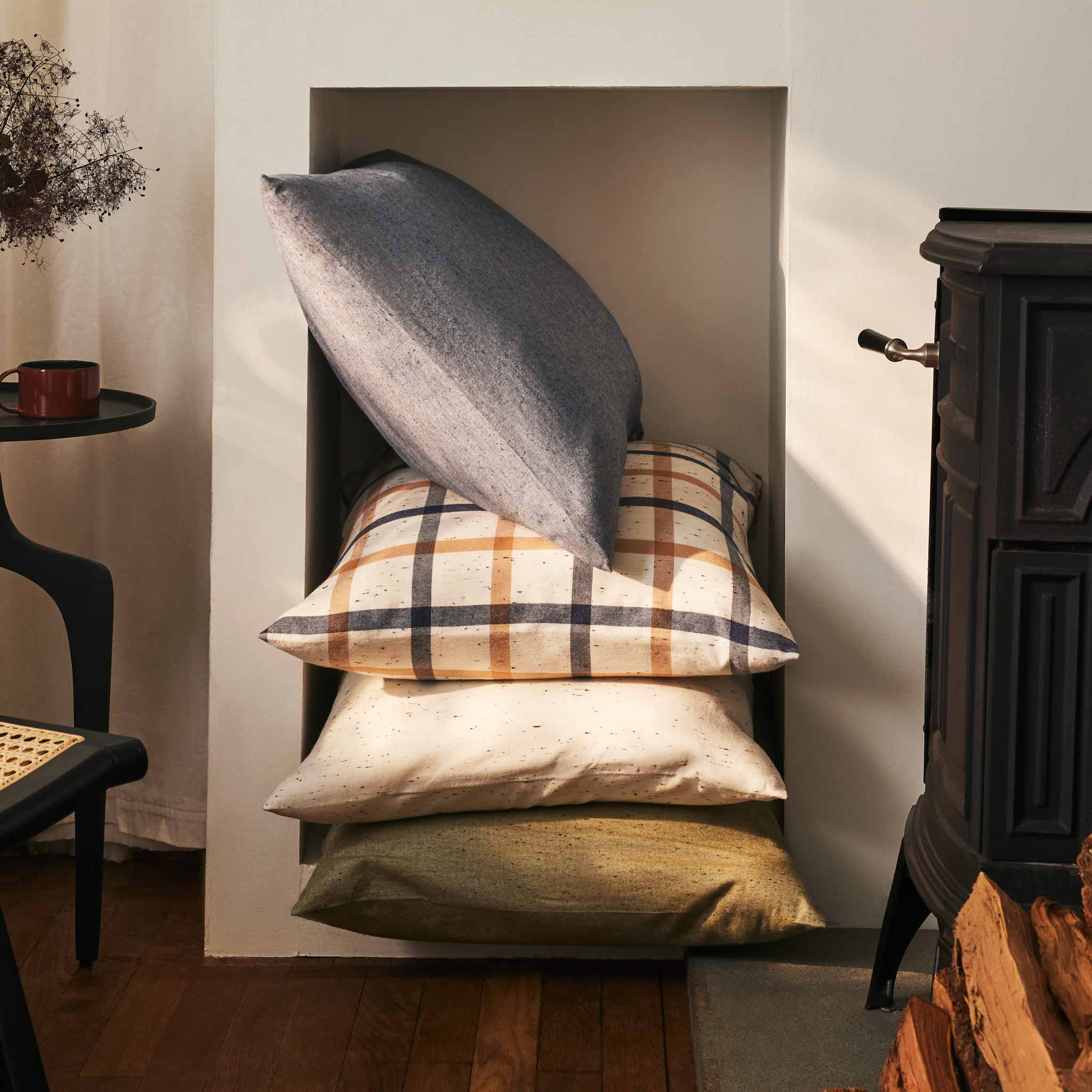 Brushed Flannel Pillowcase Set