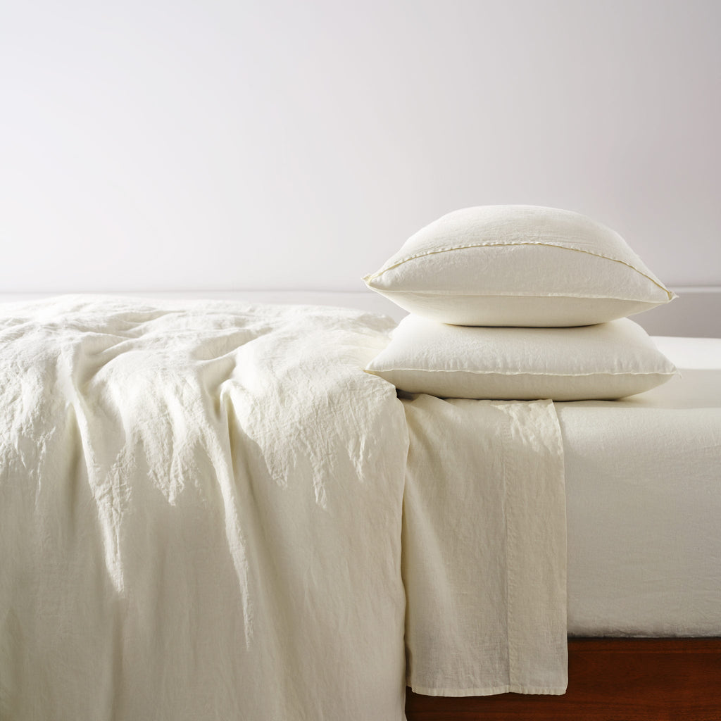 Washed European Linen Pillowcase Set