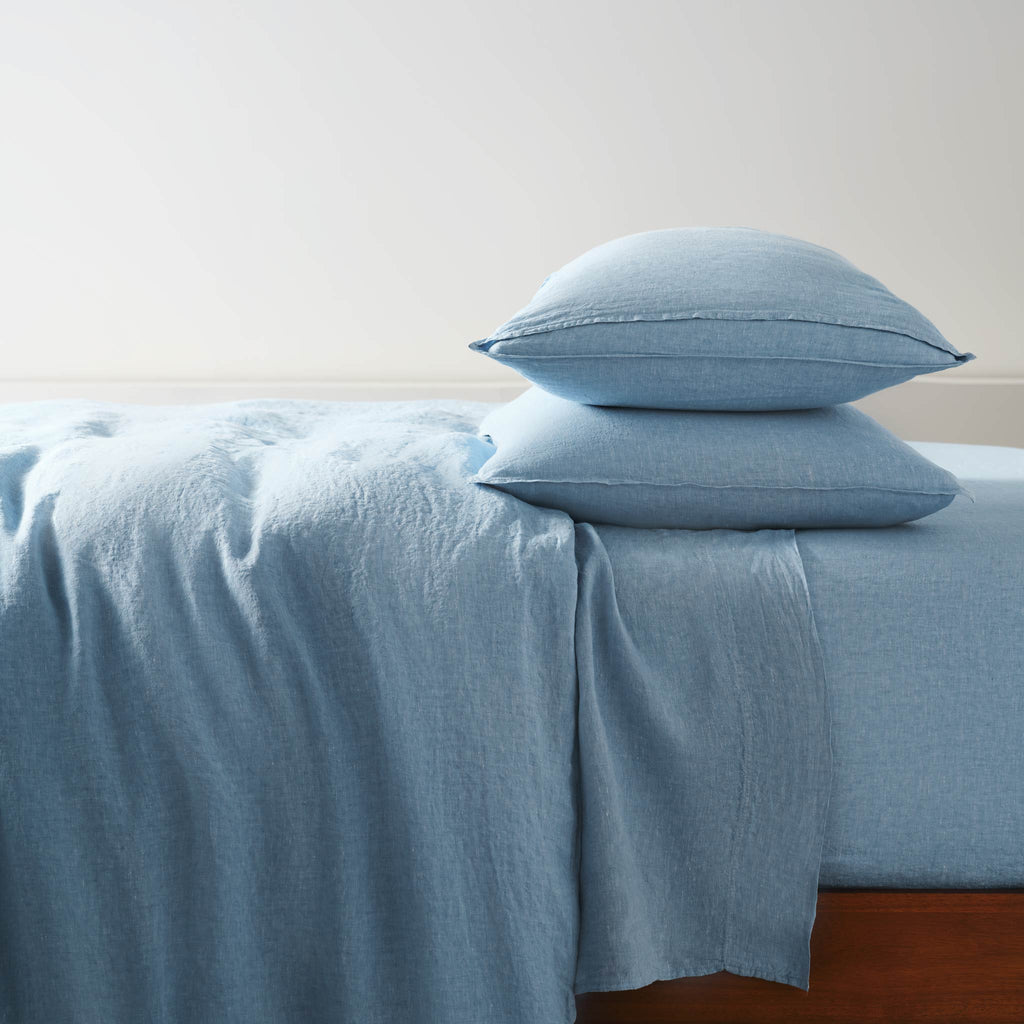 Washed European Linen Pillowcase Set