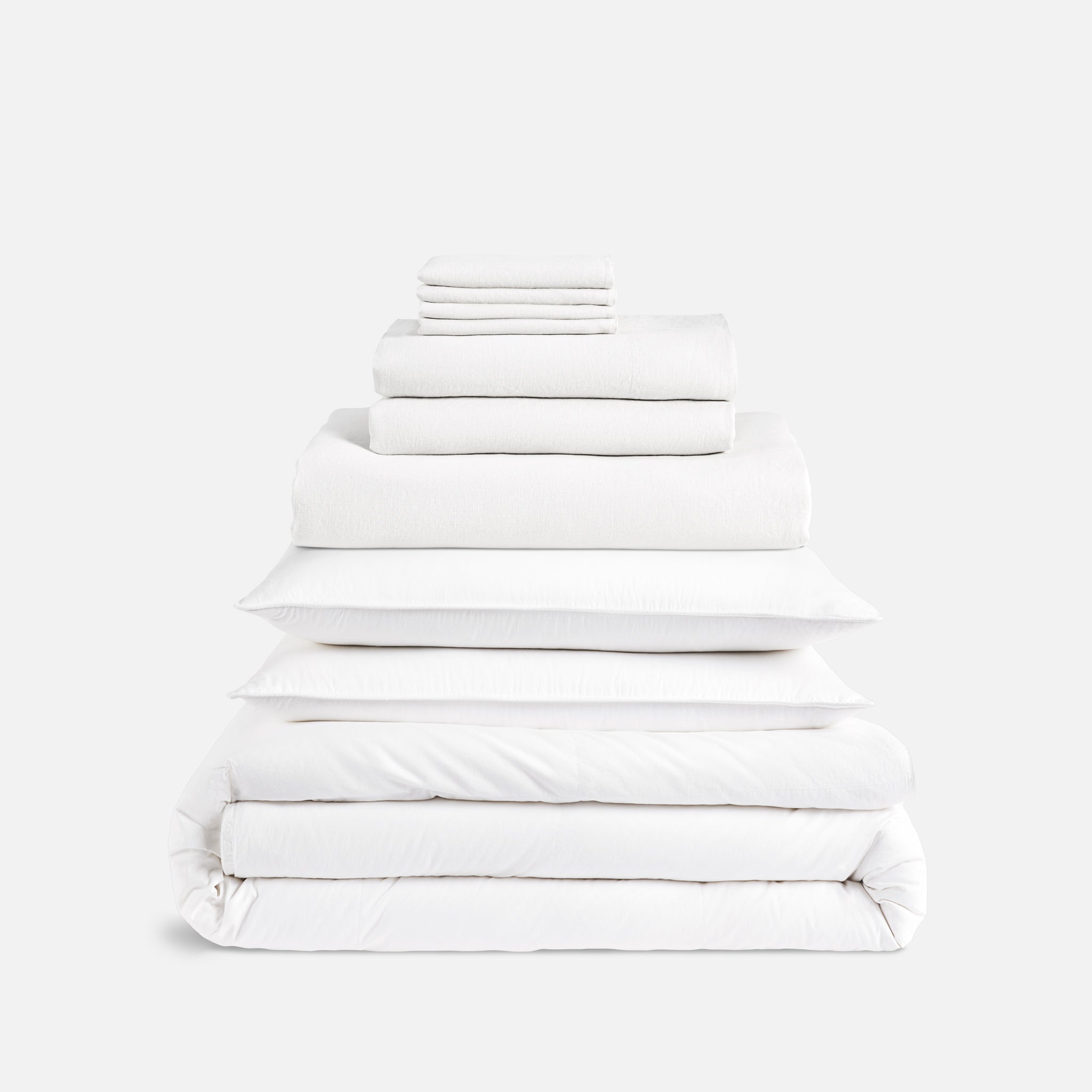 Washed European Linen Whole Bedding Bundle