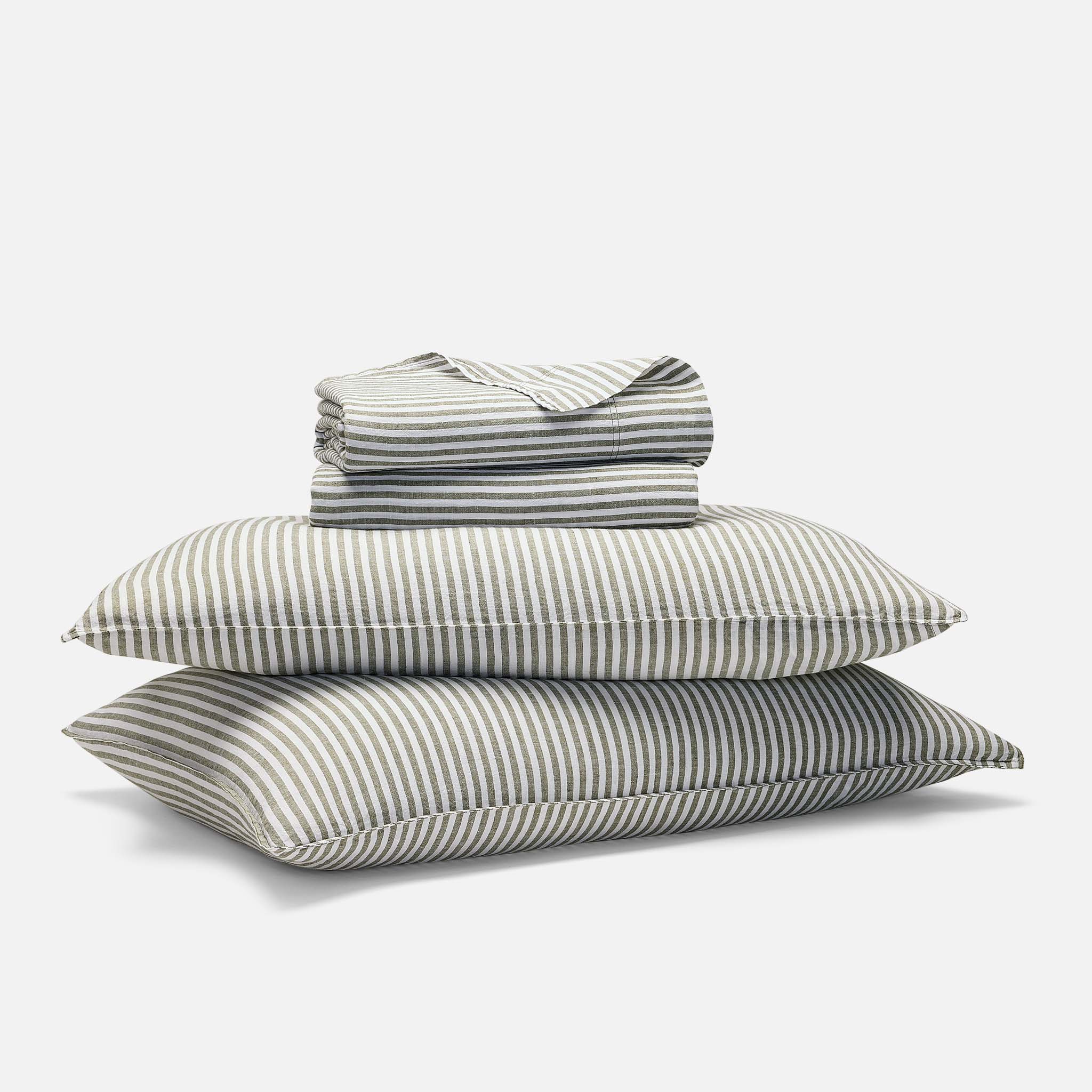 Washed European Linen Core Sheet Set