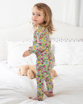 Bunny Trail - Kids Pajama Set - Spring Meadow