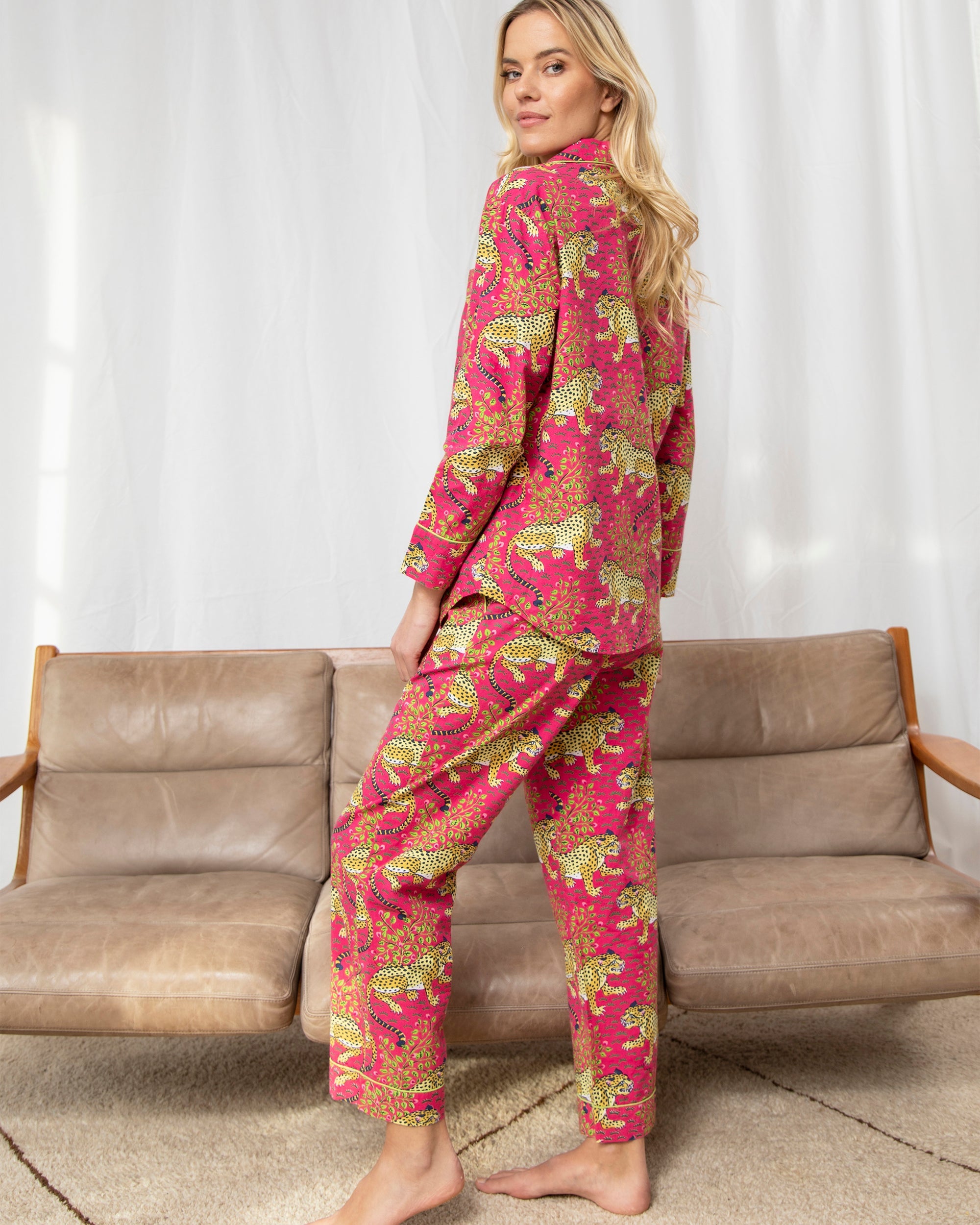 Bagheera - Long Sleep Set - Hot Pink