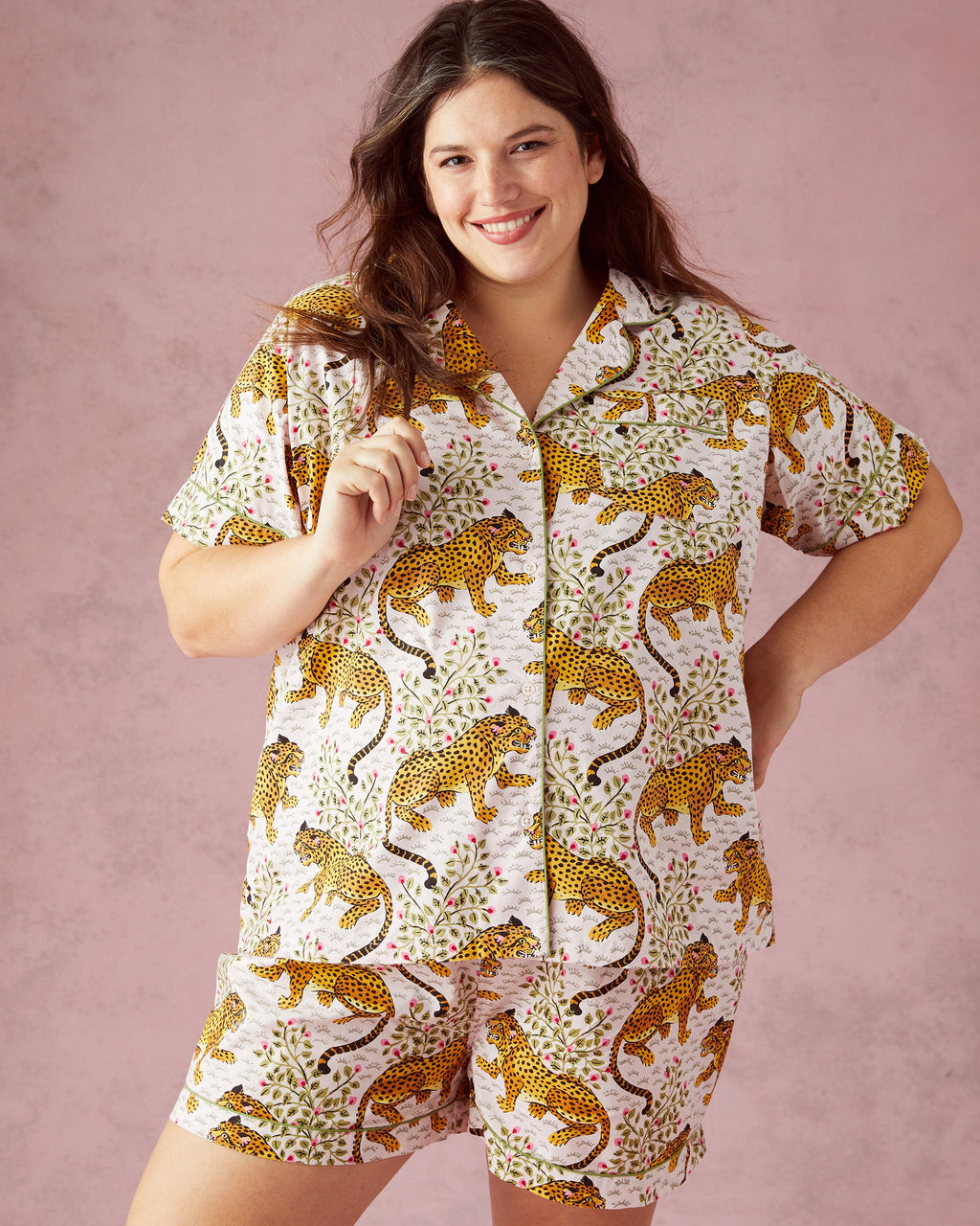 Bagheera - Short Sleep Set - Blush