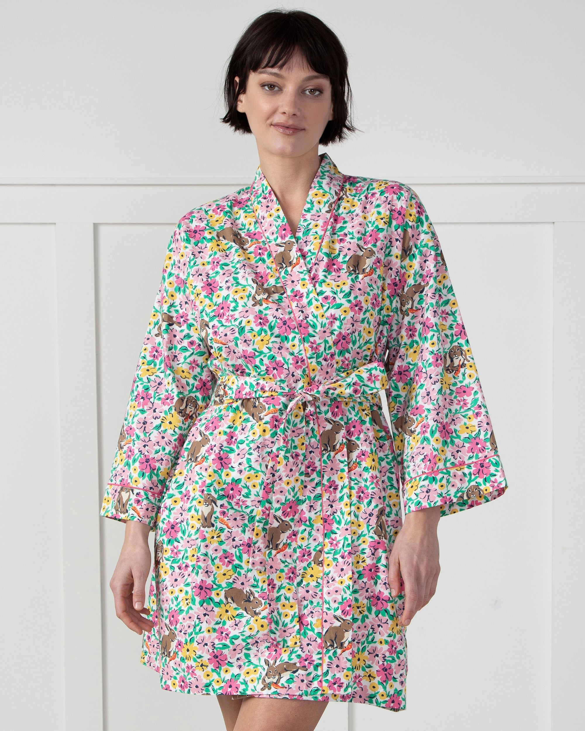 Bunny Trail - Getting Ready Robe - Spring Meadow