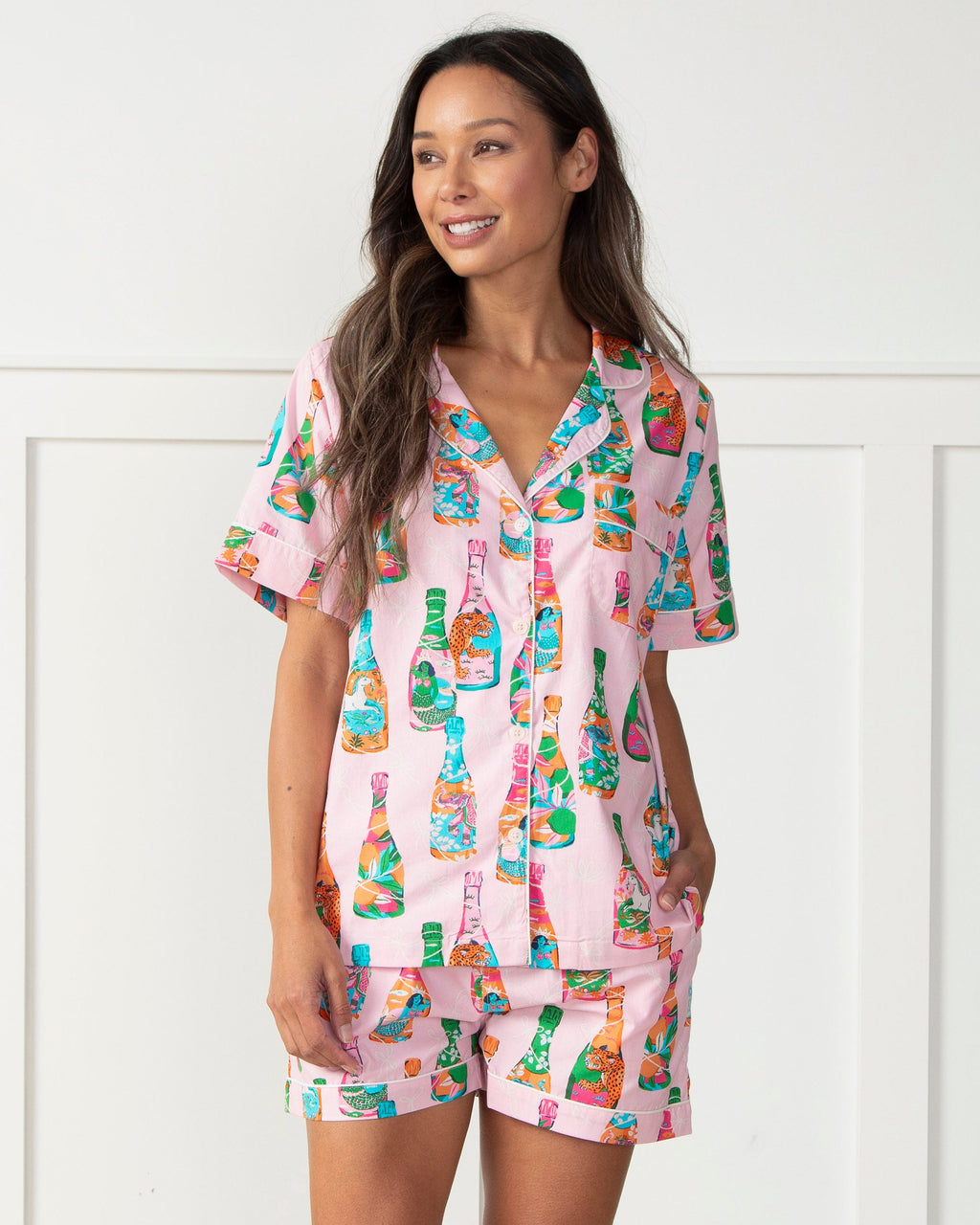 Pop the Bubbly - Short Sleep Set - Sparkling Rosé